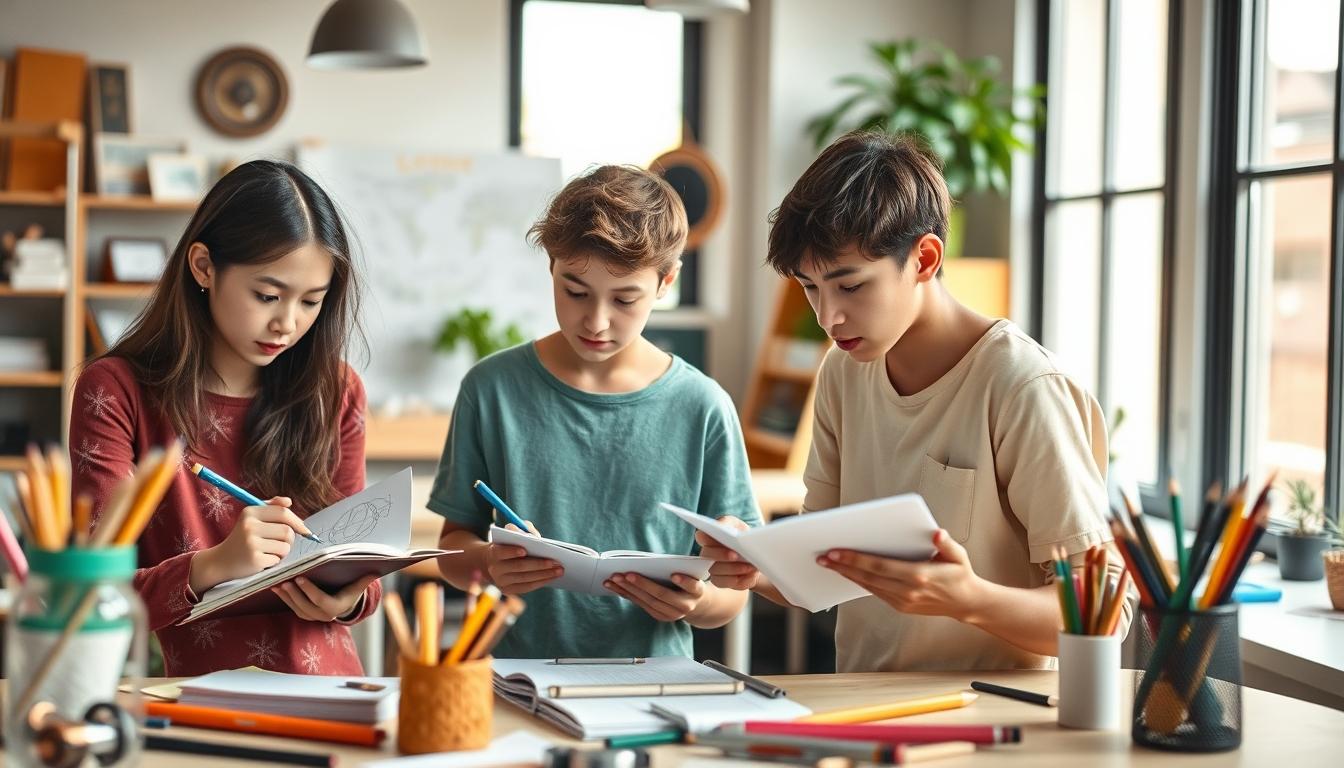 Modern university campus for students